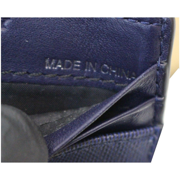 BURBERRY London Check Money Clip Card Case Navy/Black