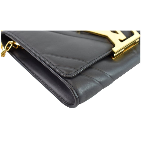 Louis Vuitton Airy V Louise GM Calfskin Pochette Bag corner focused