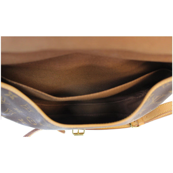 Lv Saumur 30 Monogram Canvas Double Pocket Bag