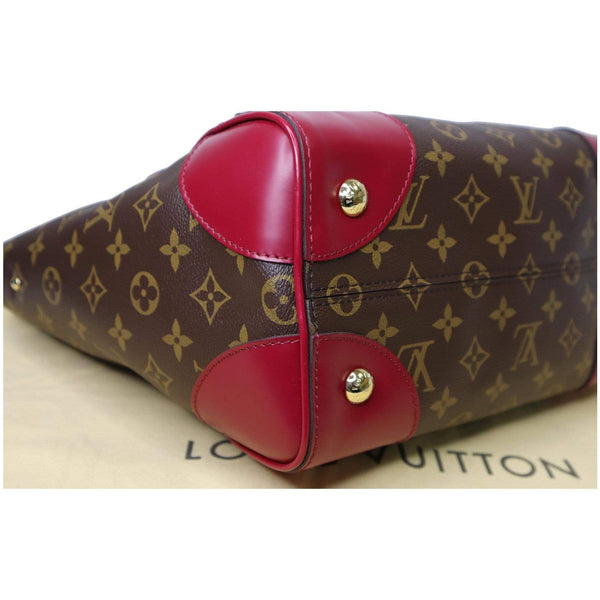 Pink corner LV Phenix Monogram Canvas Shoulder Handbag