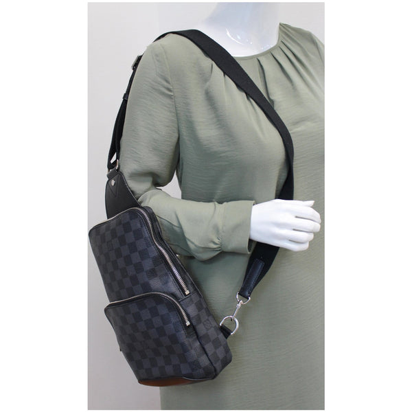 Louis Vuitton Avenue Sling Damier Graphite Shoulder Bag