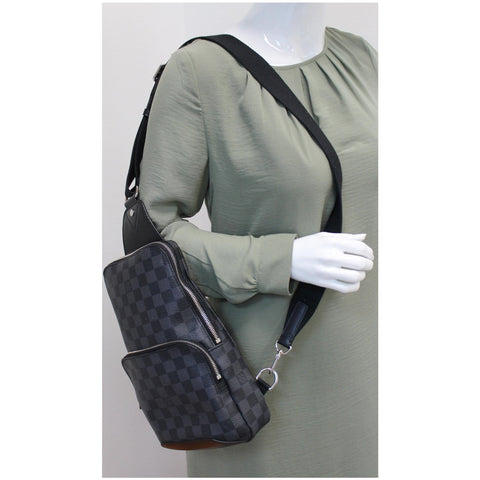 Louis Vuitton Avenue Sling Damier Graphite Shoulder Bag