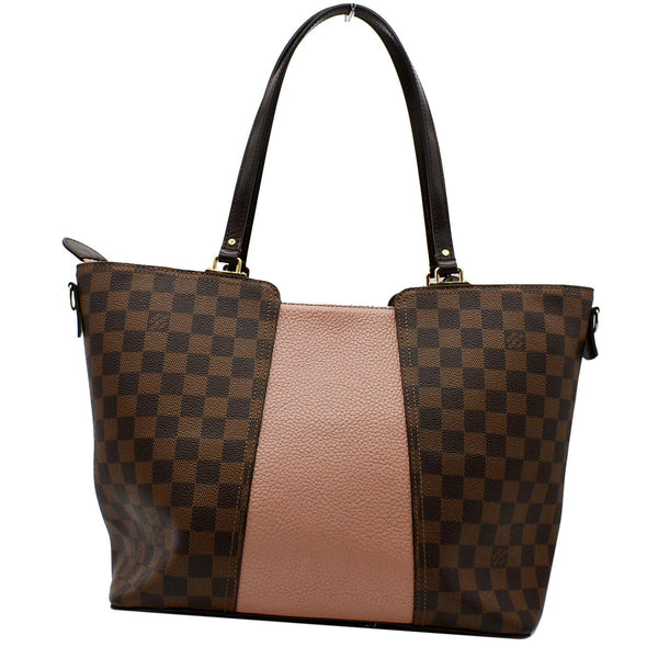 LOUIS VUITTON Jersey Damier Ebene Shoulder Bag Magnolia