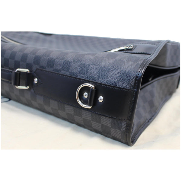 lv 3 Hangers Damier Graphite Garment Bag close view