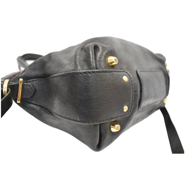 CHLOE Angie Large Leather Tote Shoulder Bag Black