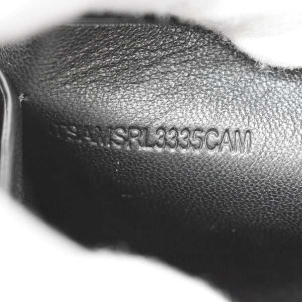 BURBERRY Grace Large Leopard Print Leather Shoulder Bag Multicolor