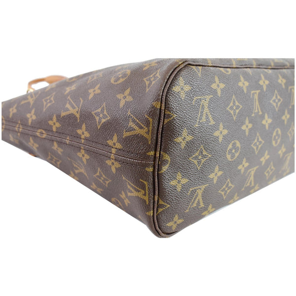 LOUIS VUITTON Neverfull MM Monogram Canvas Tote Bag Fuchsia