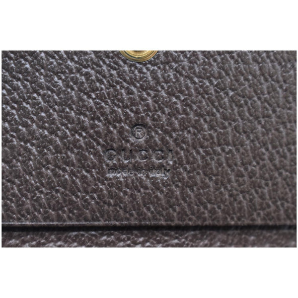 GUCCI Ophidia GG Card Case Wallet Beige