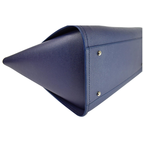 Chanel Deauville Studded Caviar Tote Bag blue