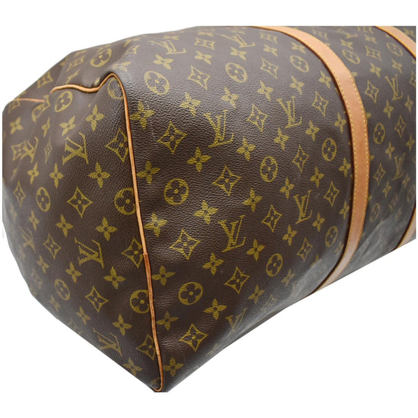 LOUIS VUITTON Keepall 60 Monogram Canvas Travel Bag Brown