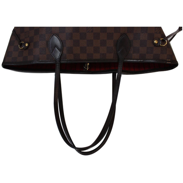 lv Neverfull MM Damier Ebene Shoulder straps
