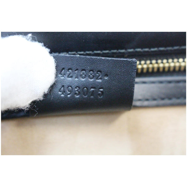 Gucci Sylvie Small Leather Shoulder Bag Black 421882