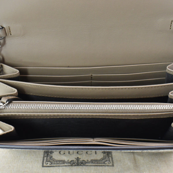 GUCCI GG Supreme Dionysus Chain Wallet Beige | Buy at DDH