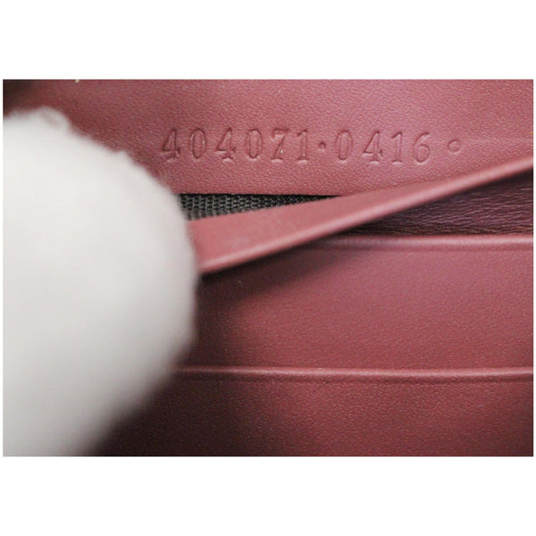 GUCCI GG Blooms Supreme Canvas Zip Around Wallet Beige/Ebony 404071