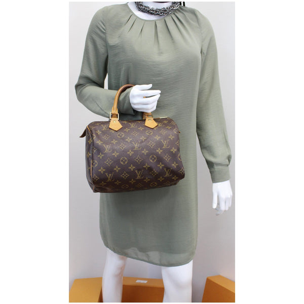 Louis Vuitton Speedy 25 Monogram Canvas On-hand Bag