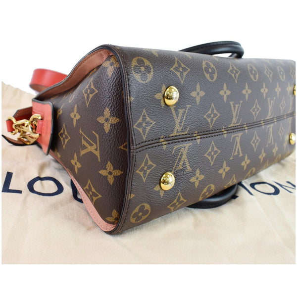 LOUIS VUITTON Tuileries Monogram Canvas Tote Shoulder Bag Brown