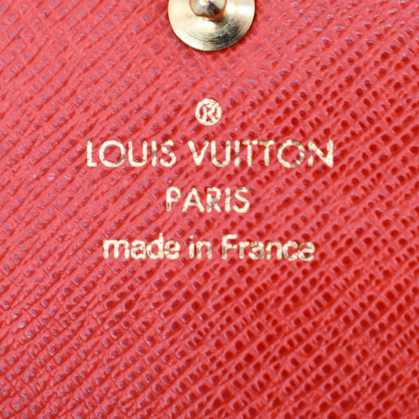 LOUIS VUITTON Groom Portefeuille Sarah Monogram Canvas Wallet Brown
