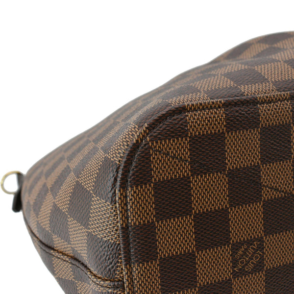 Louis Vuitton Siena MM Damier Ebene Shoulder Bag Brown