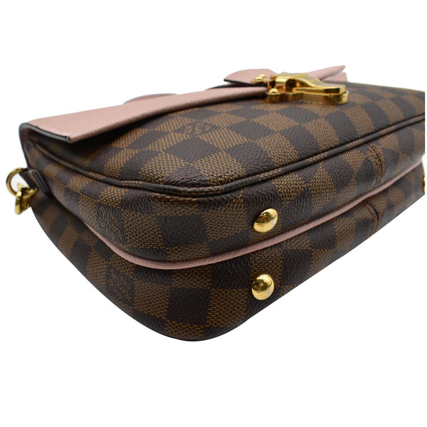 LOUIS VUITTON Clapton Damier Ebene Crossbody Bag Magnolia