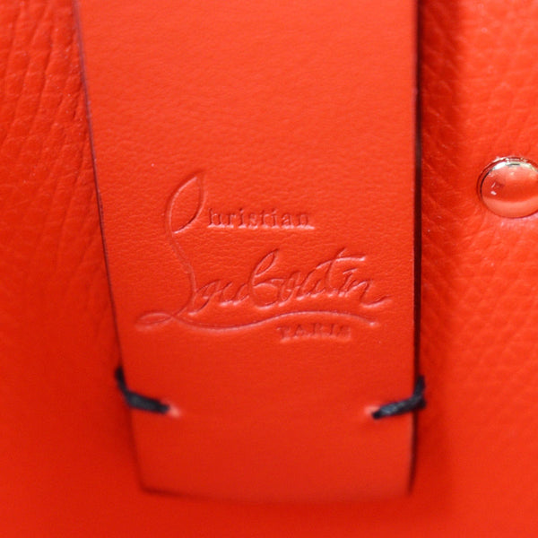 CHRISTIAN LOUBOUTIN Cabata Embellished Leather Tote Bag Black