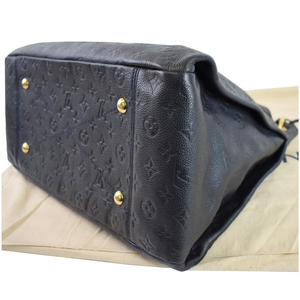 LOUIS VUITTON Artsy MM Empreinte Leather Shoulder Bag Blue