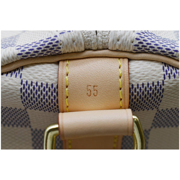 Louis Vuitton Keepall 55 Bandouliere Damier Azur Travel Bag