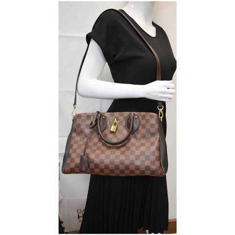Louis Vuitton Normandy Damier Ebene Shoulder Tote Bag
