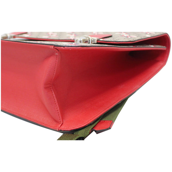 Gucci GG Supreme Backpack 2way Shoulder Tote Bag red corner