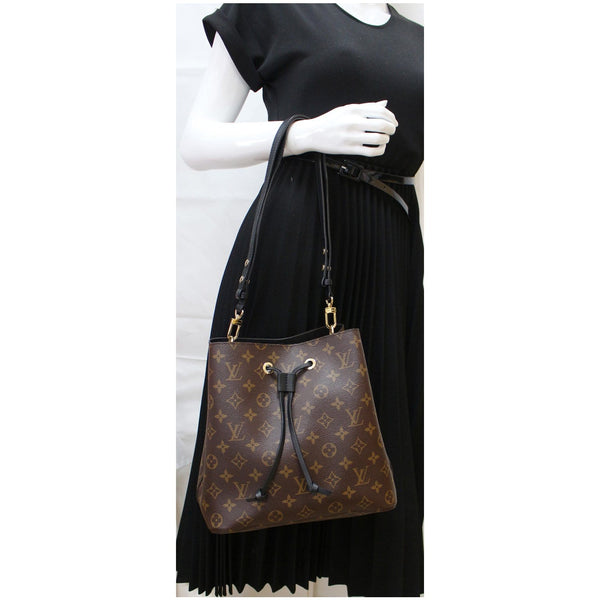LOUIS VUITTON Neonoe Monogram Canvas Shoulder Bag Brown - Hot Deals