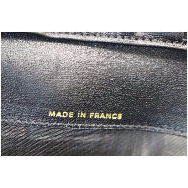 CHANEL Long Bi-Fold Caviar Leather Wallet Black