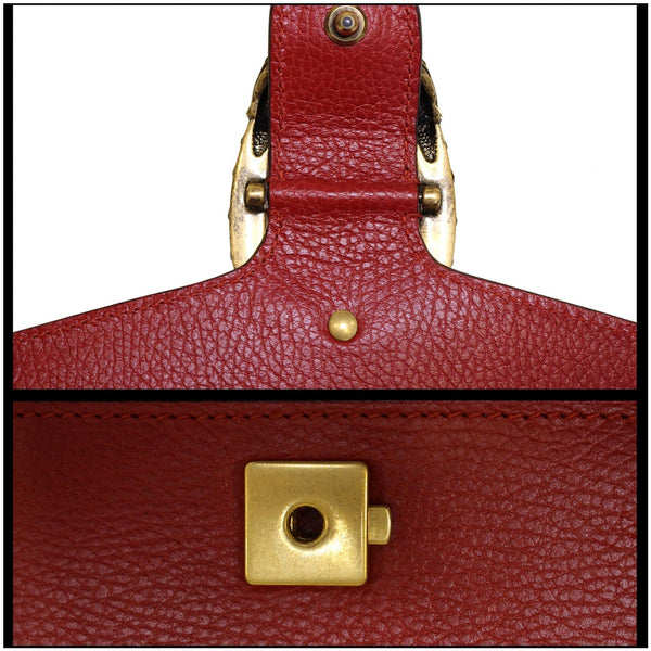 GUCCI Dionysus Small Leather Shoulder Bag 400249 Red