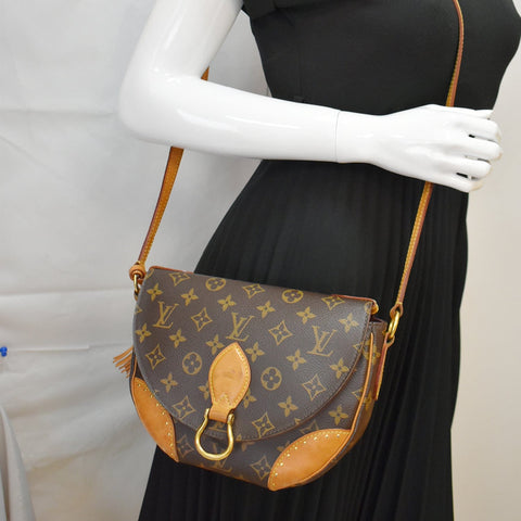 LOUIS VUITTON Saint Cloud NM MM Monogram Canvas Crossbody Bag Brown - Hot Deals