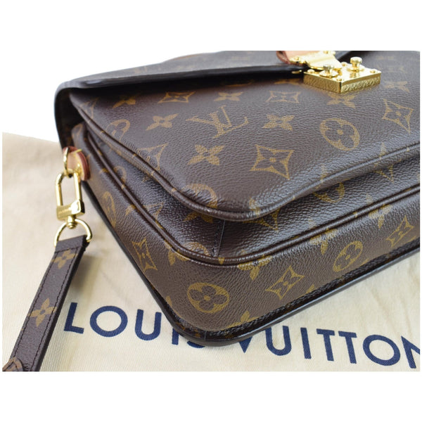 LOUIS VUITTON Metis Pochette Monogram Canvas Crossbody Bag Brown