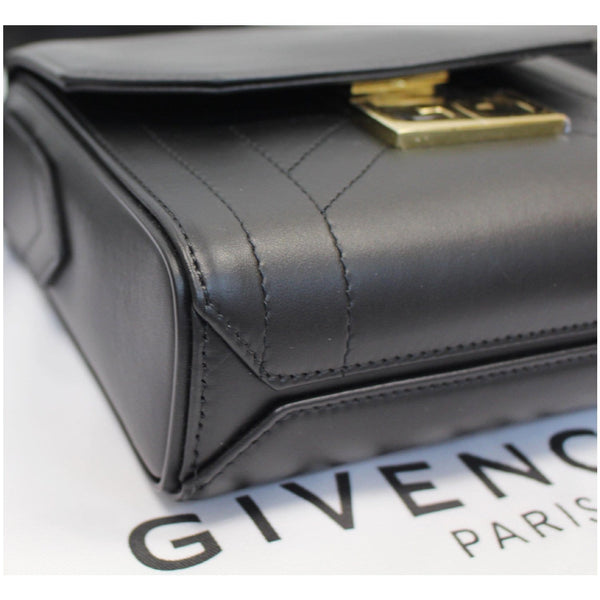 GIVENCHY Small Eden Smooth Leather Shoulder Bag Black