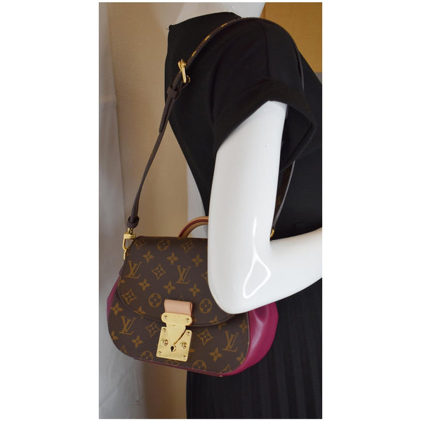 LOUIS VUITTON Eden PM Monogram Canvas Shoulder Bag Brown
