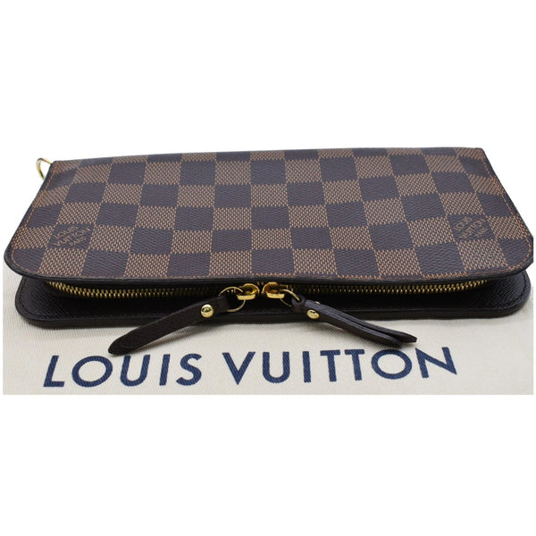 LOUIS VUITTON Insolite Damier Ebene Wallet Brown
