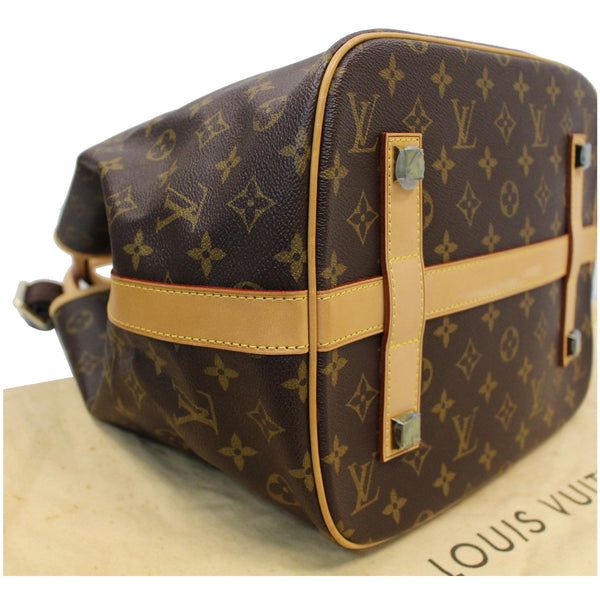 LOUIS VUITTON Neo Monogram Canvas Shoulder Bag Brown