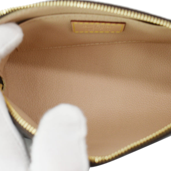 LOUIS VUITTON Monogram Canvas Cosmetic Pouch Brown