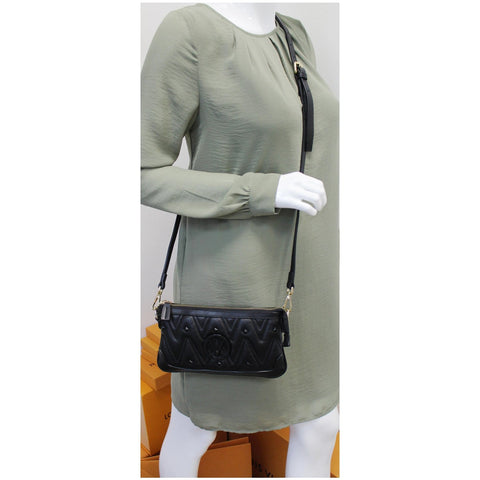 VALENTINO By Mario Valentino Abigail Sauvage Rockstud Crossbody Bag Black