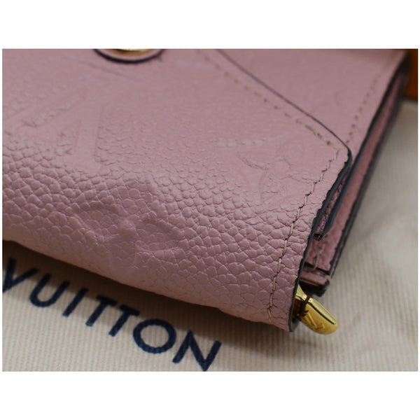 LOUIS VUITTON Zoe Compact Monogram Empreinte Wallet Rose Poudre