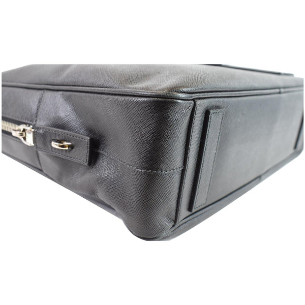 PRADA Saffiano Leather Briefcase Bag Black