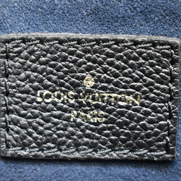 LOUIS VUITTON Neverfull MM Monogram Empreinte Tote Bag Black