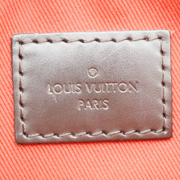 LOUIS VUITTON South Bank Besace Damier Ebene Crossbody Bag Brown