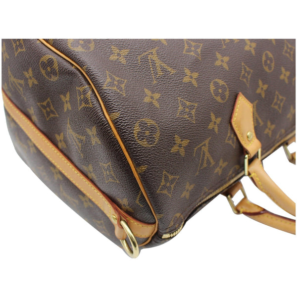 LOUIS VUITTON Speedy 35 Bandouliere Monogram Canvas Shoulder Bag Brown