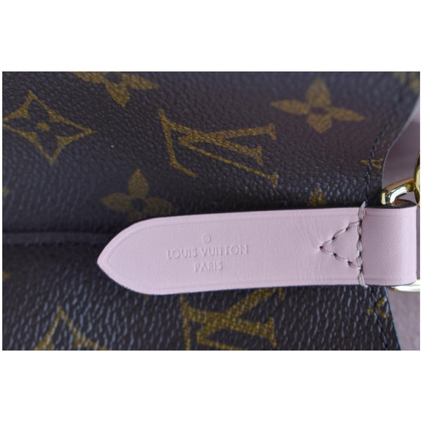 LOUIS VUITTON Neonoe MM Damier Ebene Crossbody Bag Rose