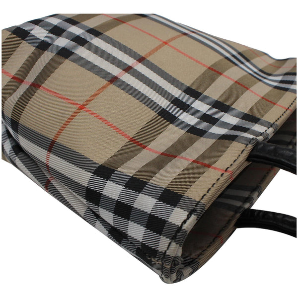 Burberry Mini Nova Check Canvas Tote Bag - Dallas Handbags