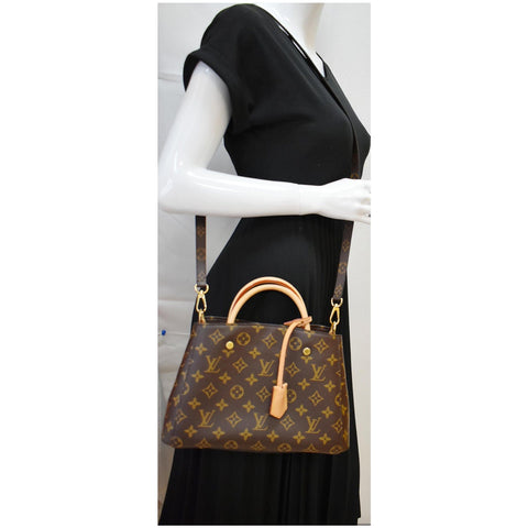 Louis Vuitton Montaigne BB Monogram Canvas Satchel Bag