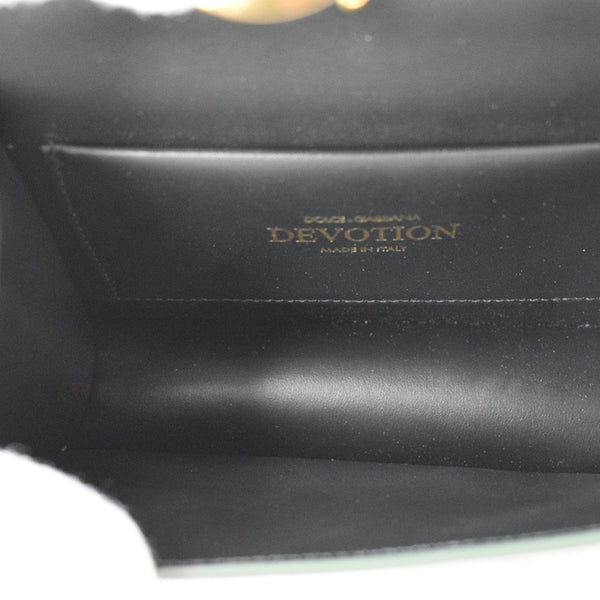 Dolce & Gabbana Small Devotion Nappa Mordore Leather Bag