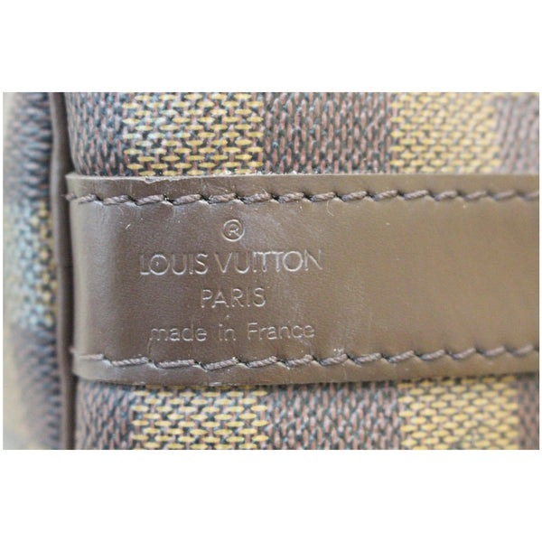 PARIS lv Keepall Bandouliere 55 Damier Ebene Bag Tag