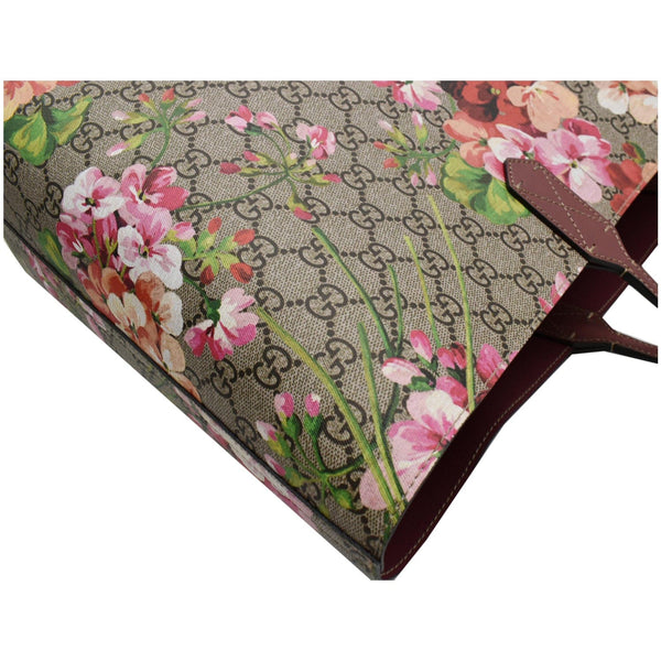 GUCCI Blooms Reversible Floral GG Canvas Tote Bag Multicolor 368571